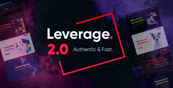 Nulled Leverage v2.0.7 - Creative Agency & Portfolio WordPress Theme