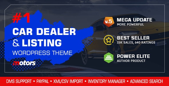 Nulled Motors v5.0 - Automotive, Cars, Vehicle, Boat Dealership WordPress Theme